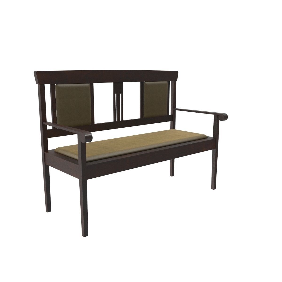 Antique sofa 3D model_4