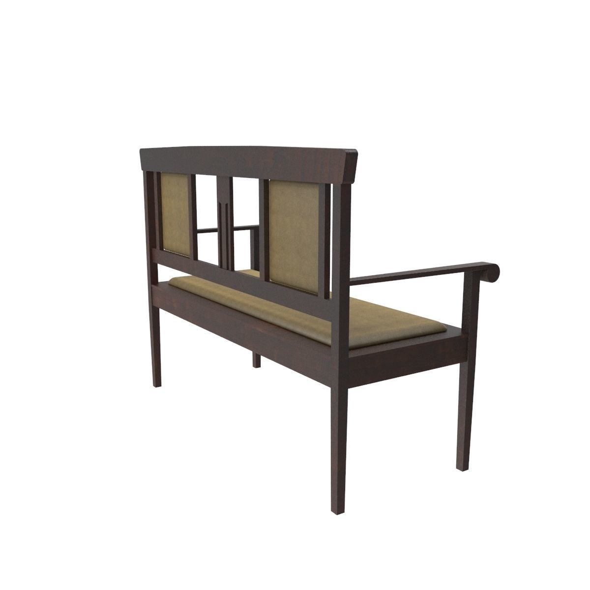 Antique sofa 3D model_12