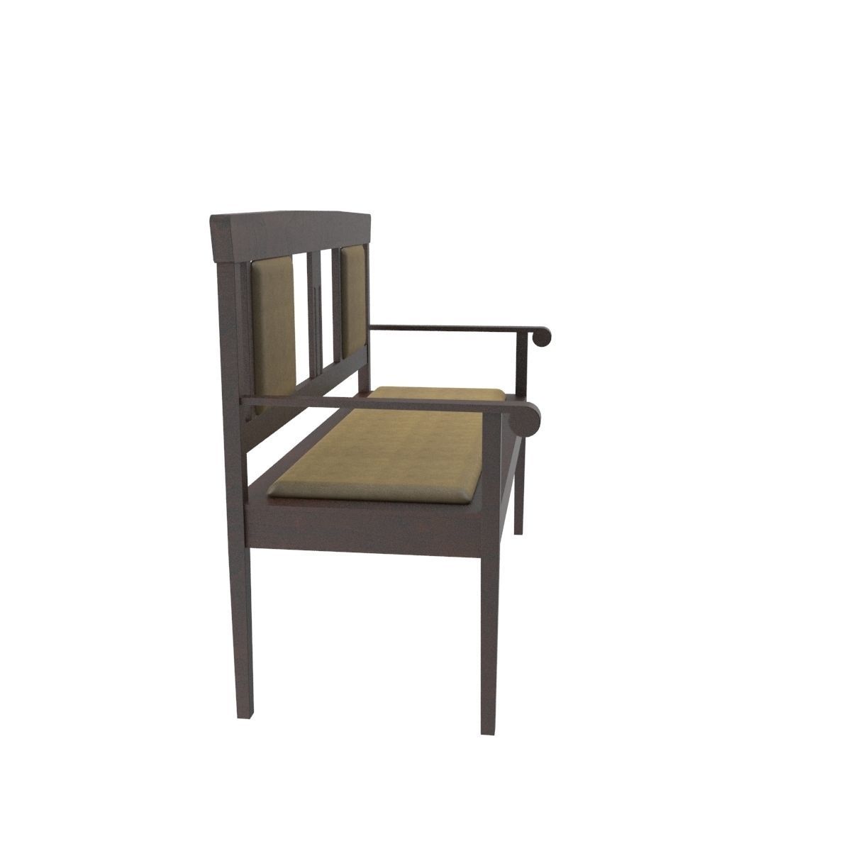 Antique sofa 3D model_11