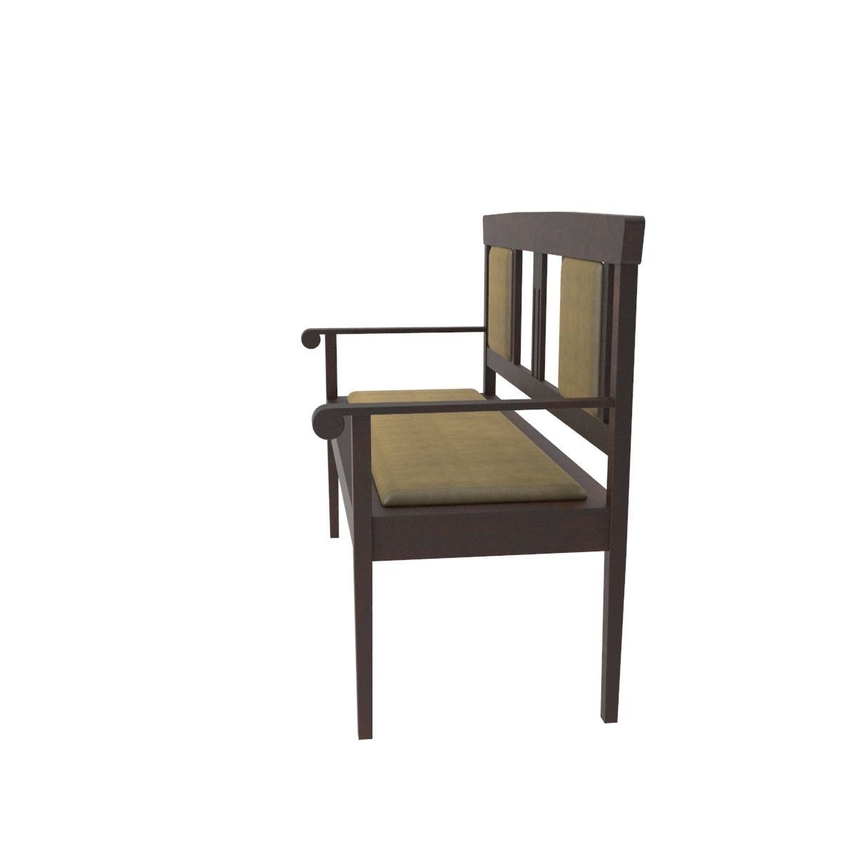 Antique sofa 3D model_27