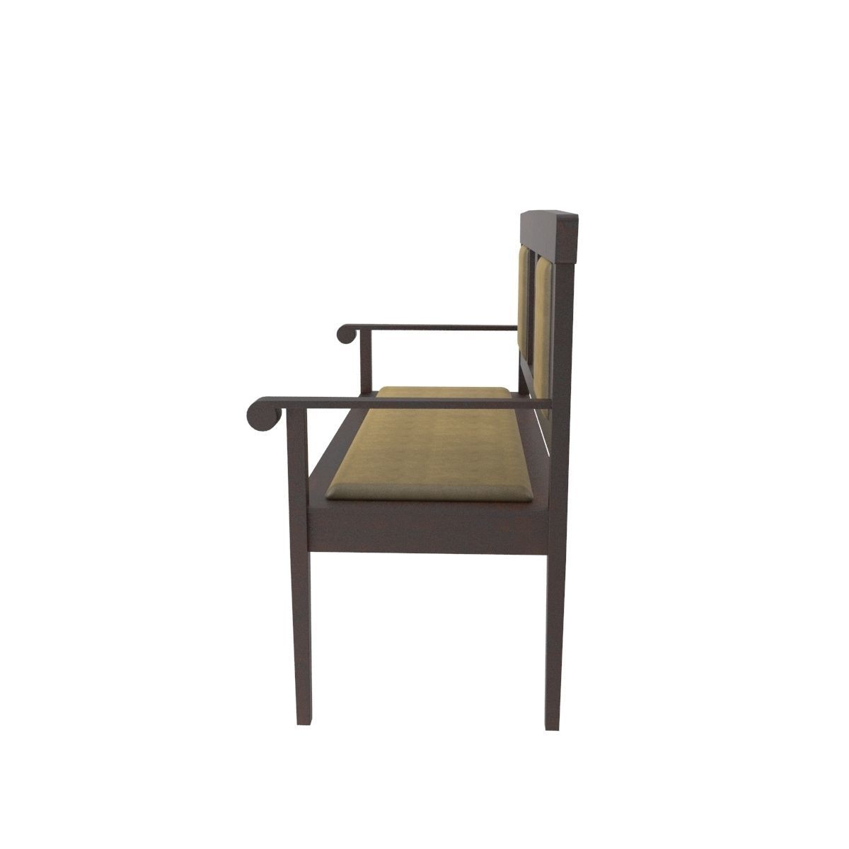 Antique sofa 3D model_24