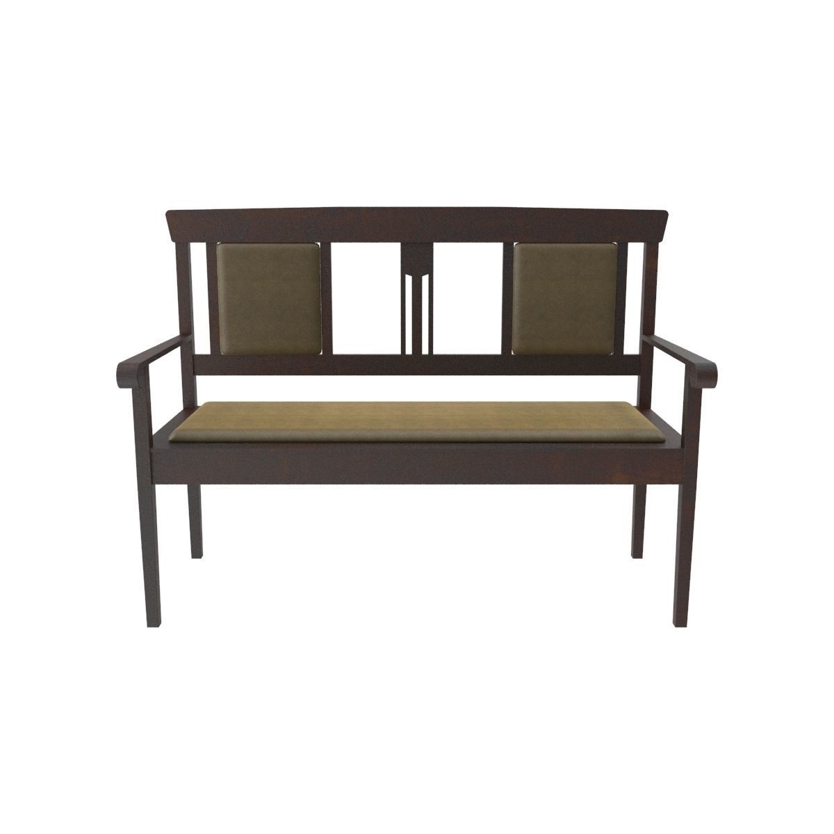 Antique sofa 3D model_1