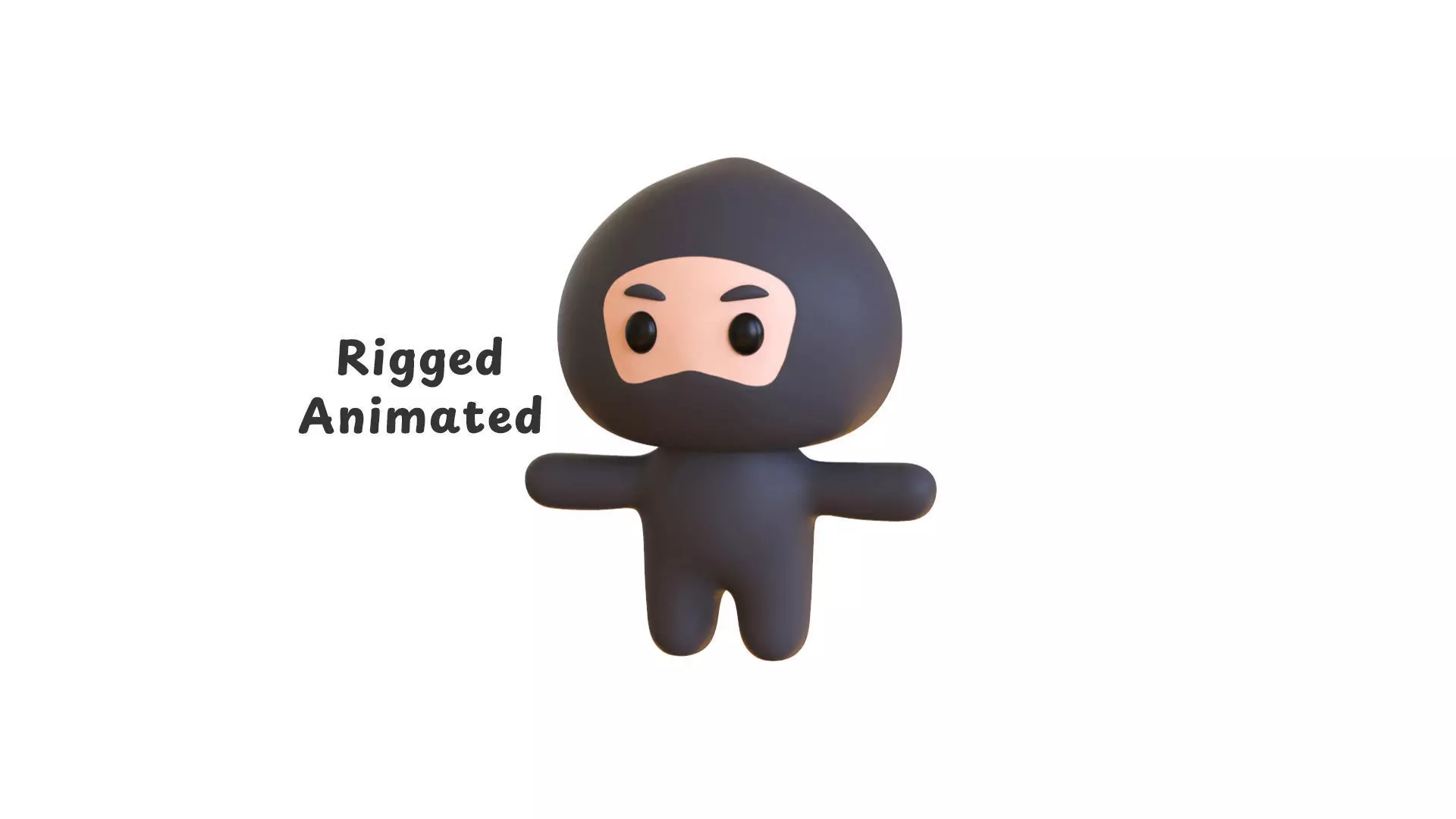 Low-Poly Character0010 Mascot Animated  Low-poly 3D model_0