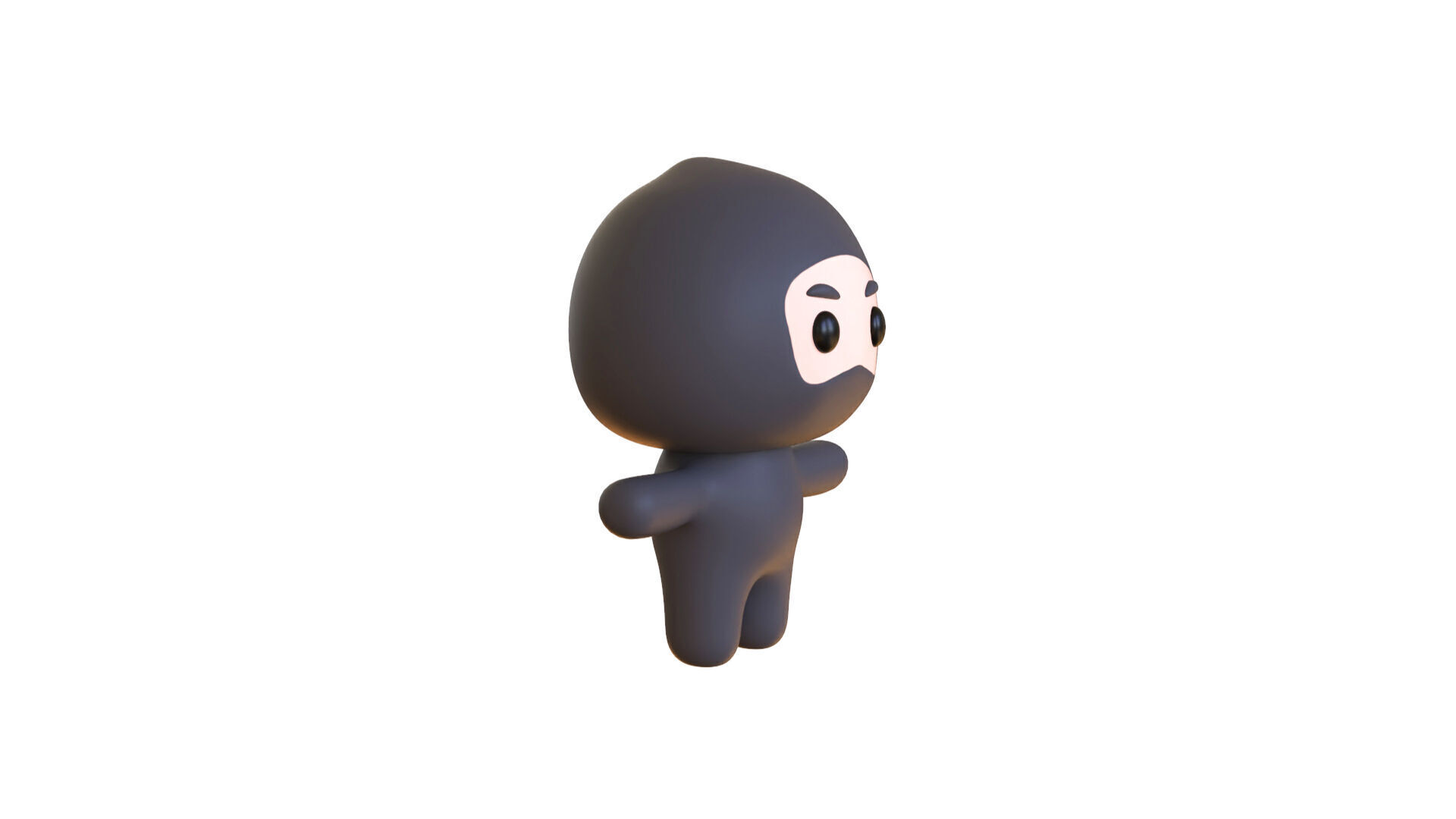 Low-Poly Character0010 Mascot Animated  Low-poly 3D model_17
