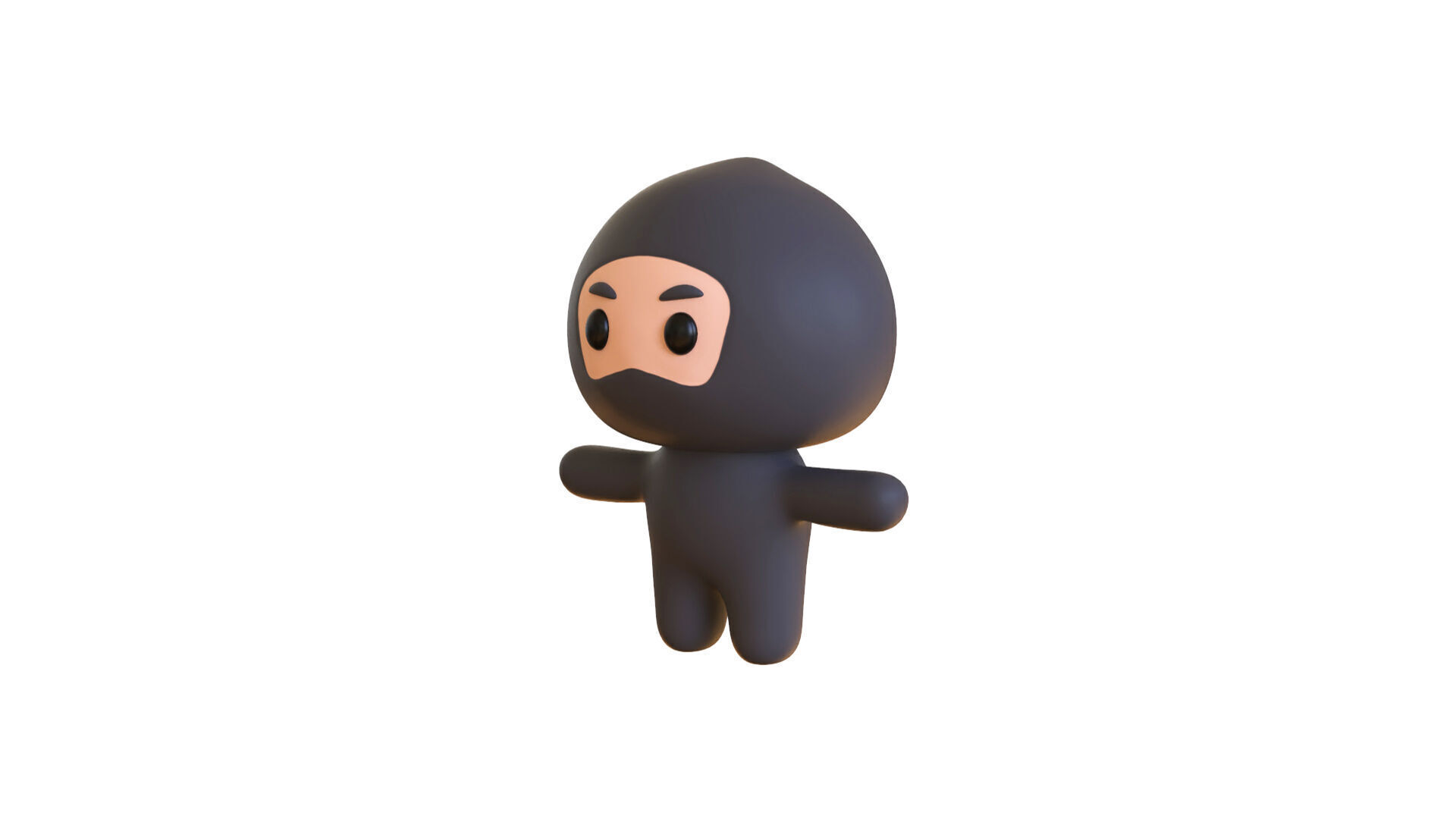 Low-Poly Character0010 Mascot Animated  Low-poly 3D model_4