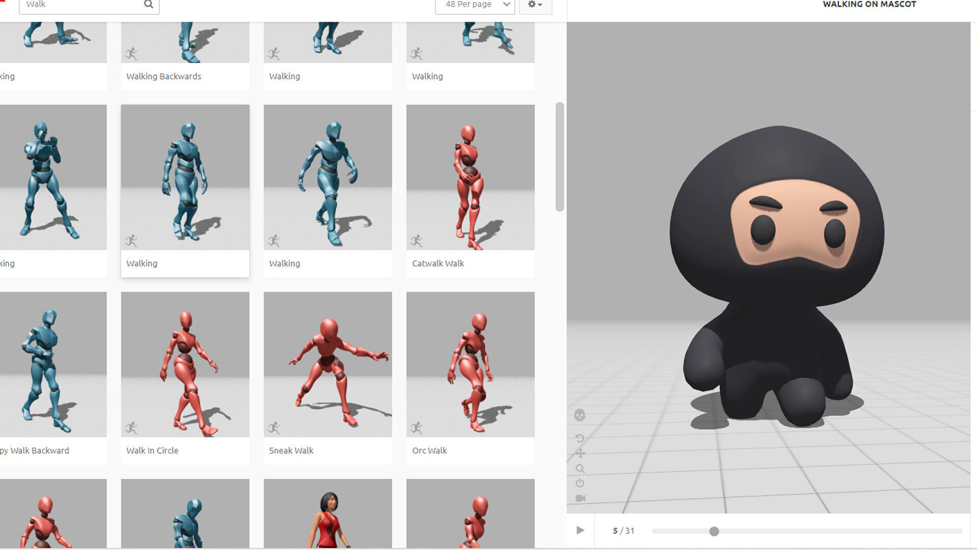 Low-Poly Character0010 Mascot Animated  Low-poly 3D model_2