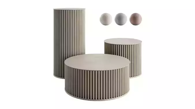 HERCLINO Coffee Table by Opinion Ciatti 3D model