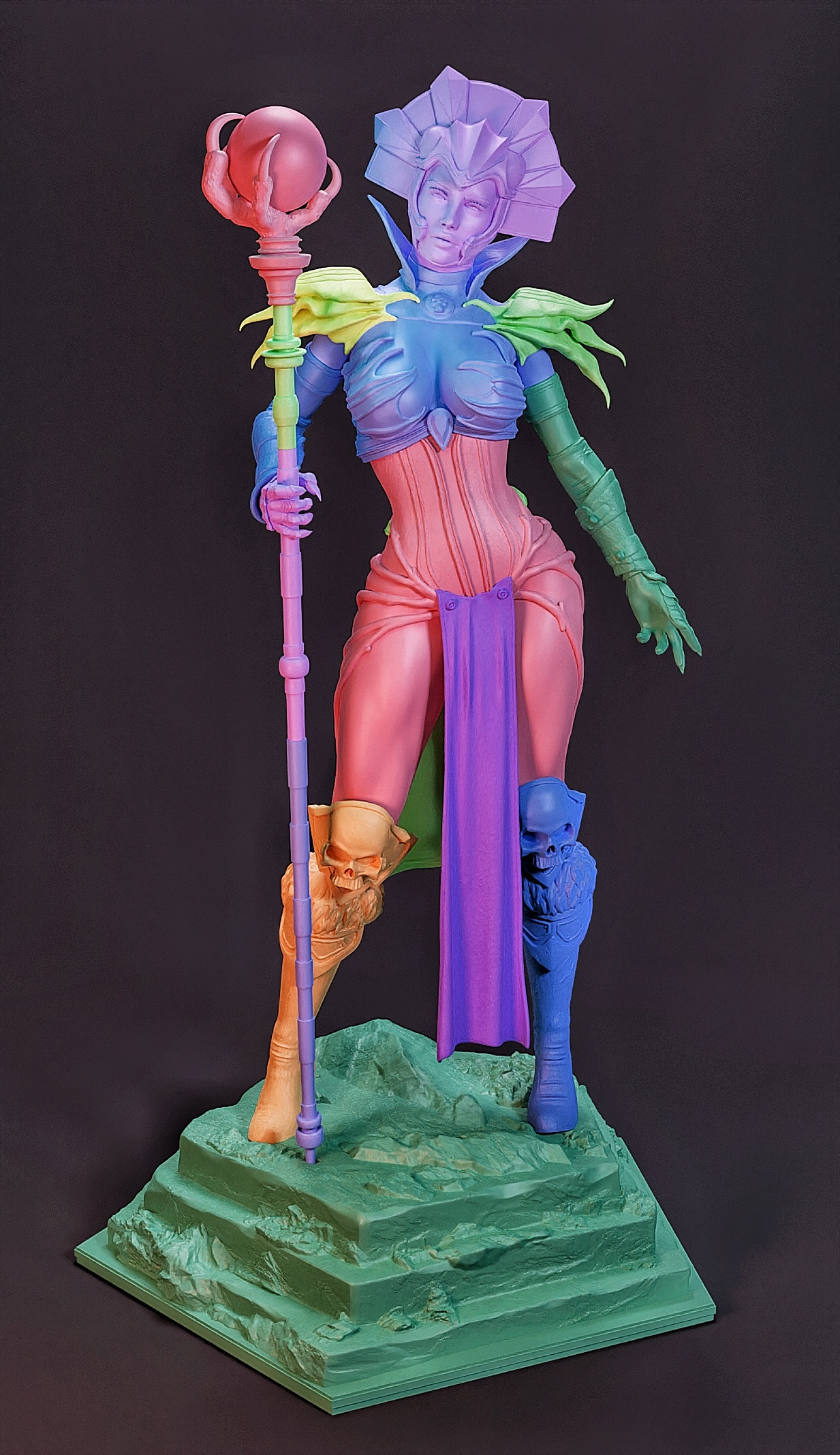 Evil Lyn - MOTU Masters of the Universe - STL 3D print model 3D print model_2
