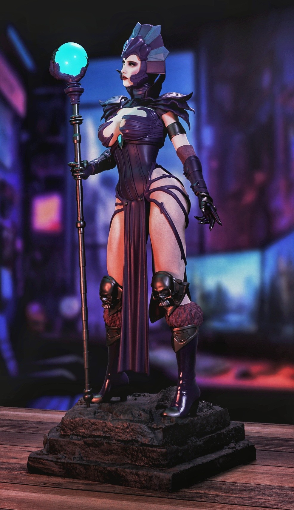 Evil Lyn - MOTU Masters of the Universe - STL 3D print model 3D print model_17