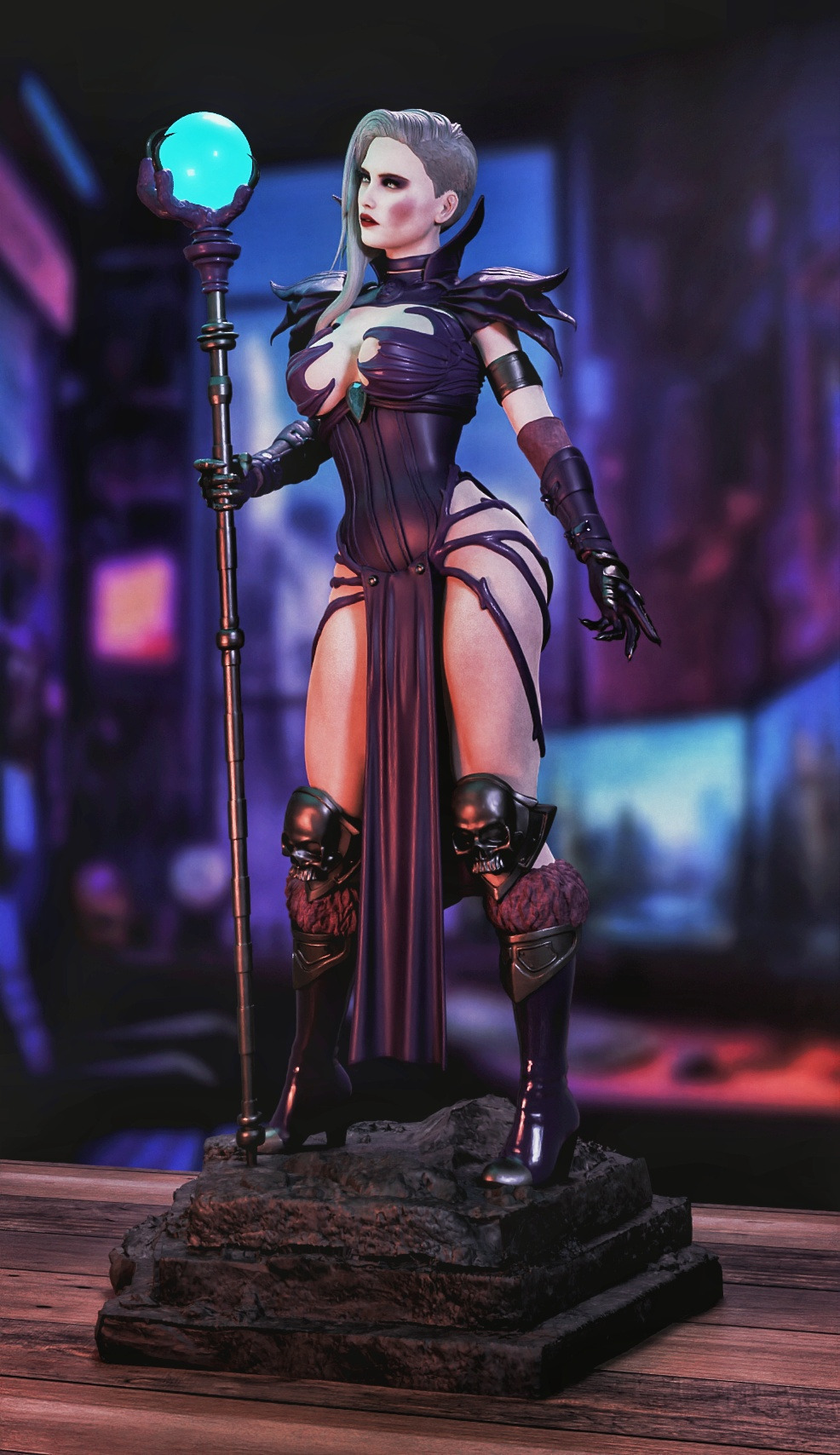 Evil Lyn - MOTU Masters of the Universe - STL 3D print model 3D print model_16