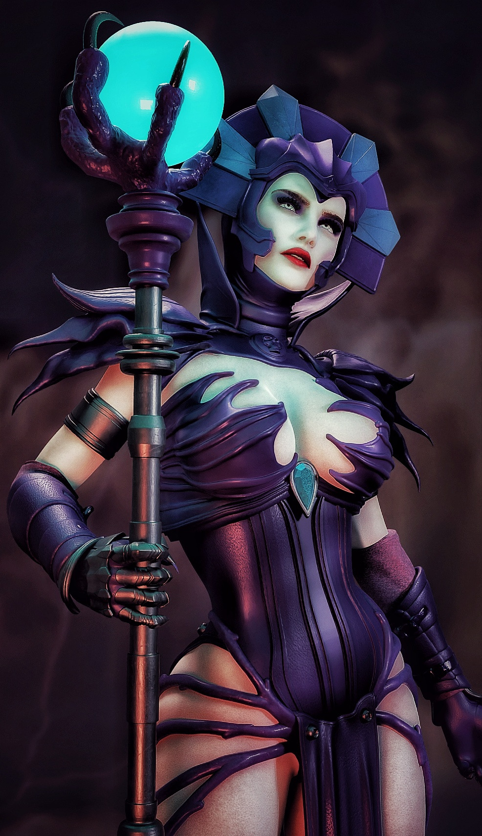 Evil Lyn - MOTU Masters of the Universe - STL 3D print model 3D print model_1
