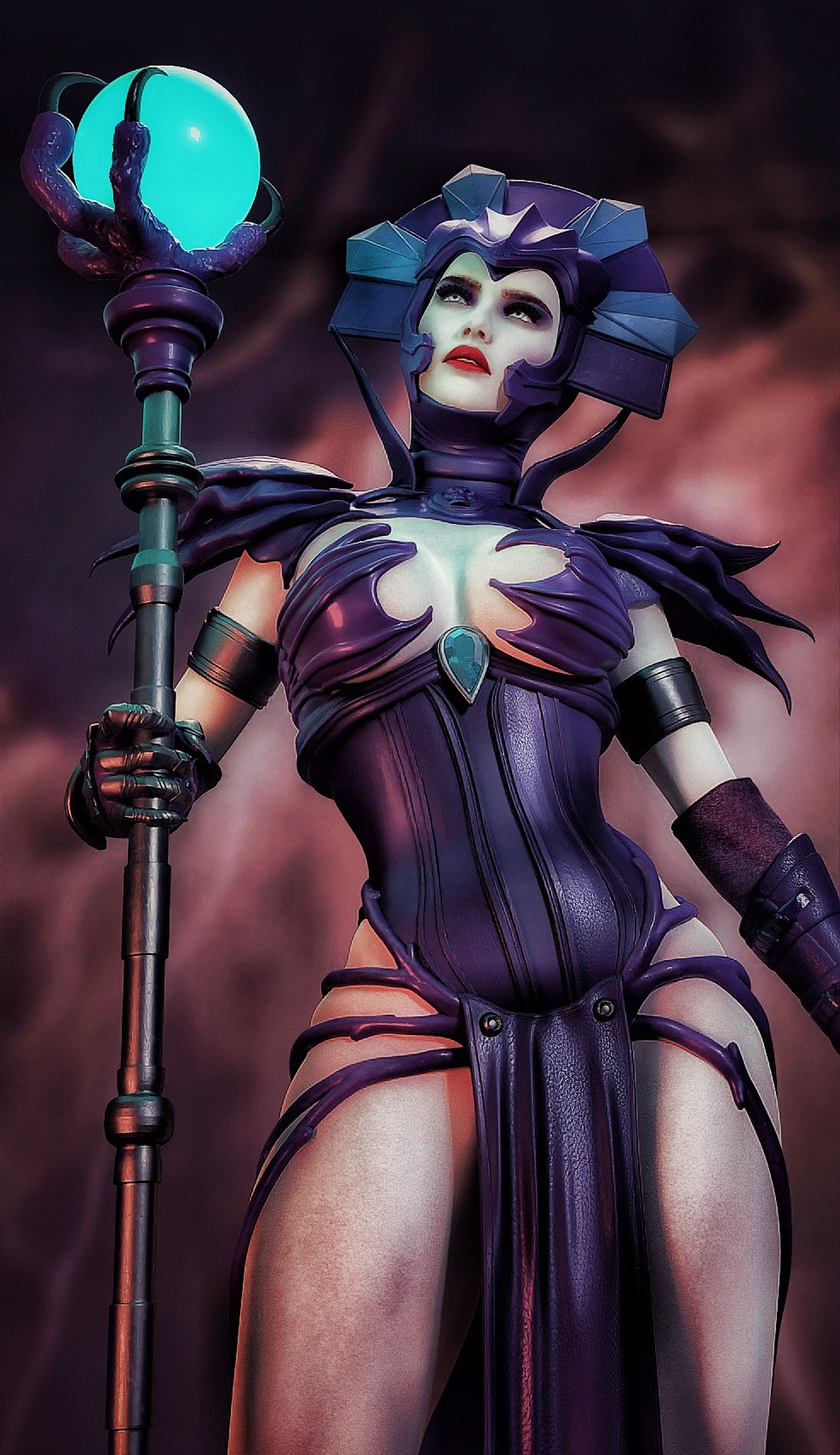 Evil Lyn - MOTU Masters of the Universe - STL 3D print model 3D print model_12