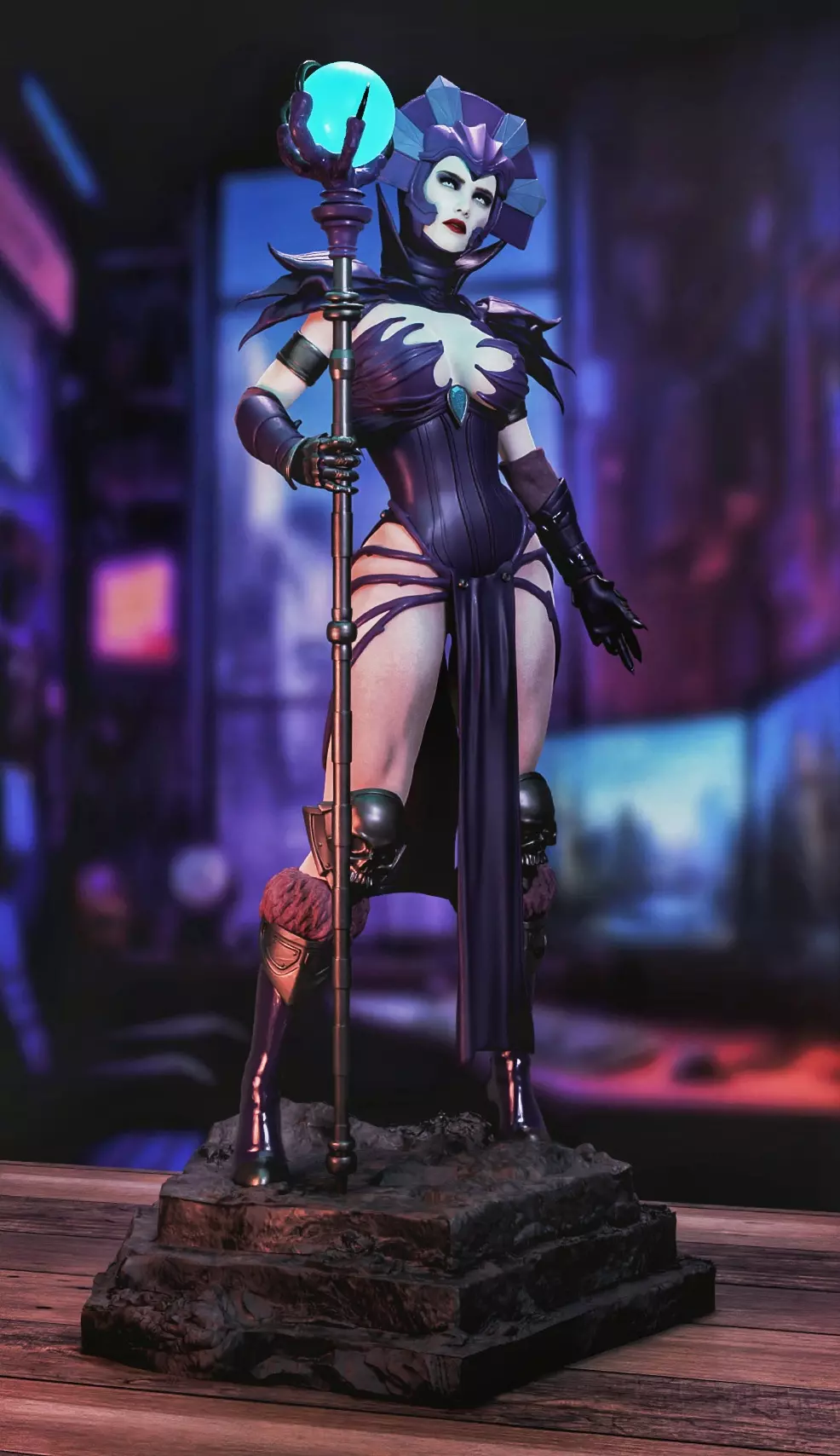 Evil Lyn - MOTU Masters of the Universe - STL 3D print model 3D print model_0