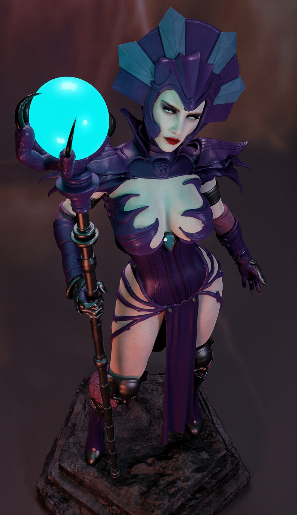 Evil Lyn - MOTU Masters of the Universe - STL 3D print model 3D print model_8