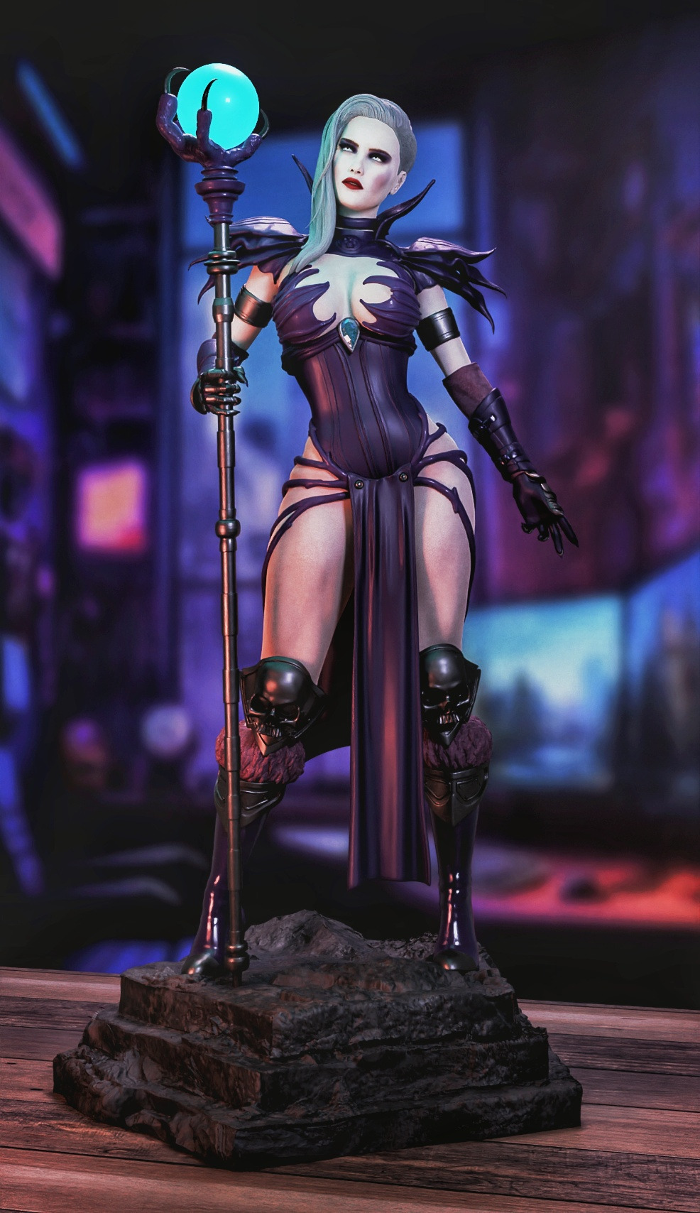 Evil Lyn - MOTU Masters of the Universe - STL 3D print model 3D print model_6