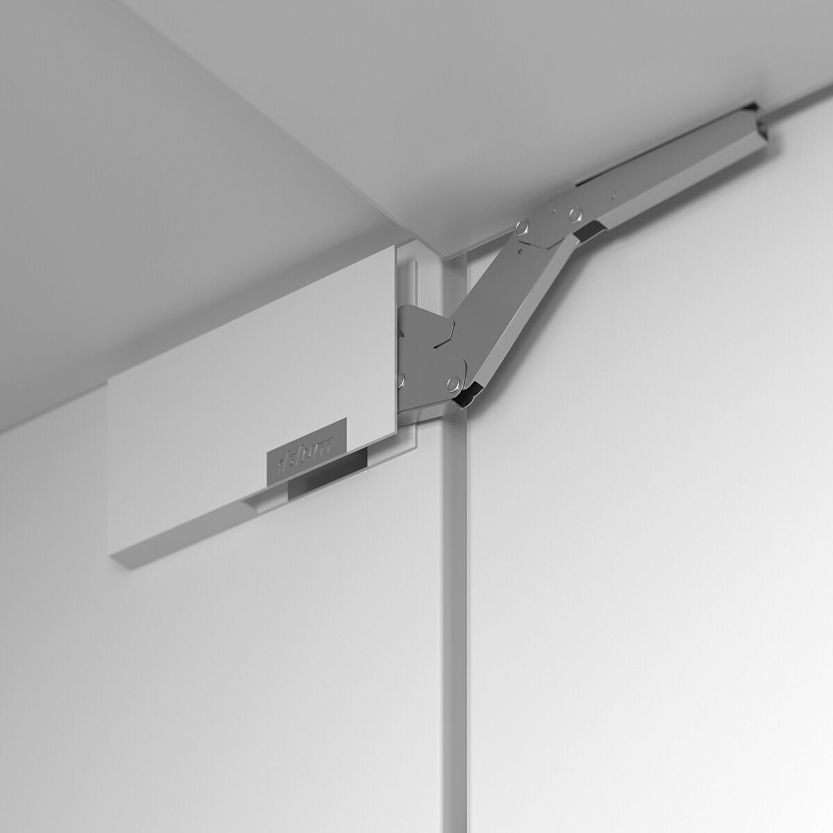 Minimalist wardrobe with storage system 3D model_5