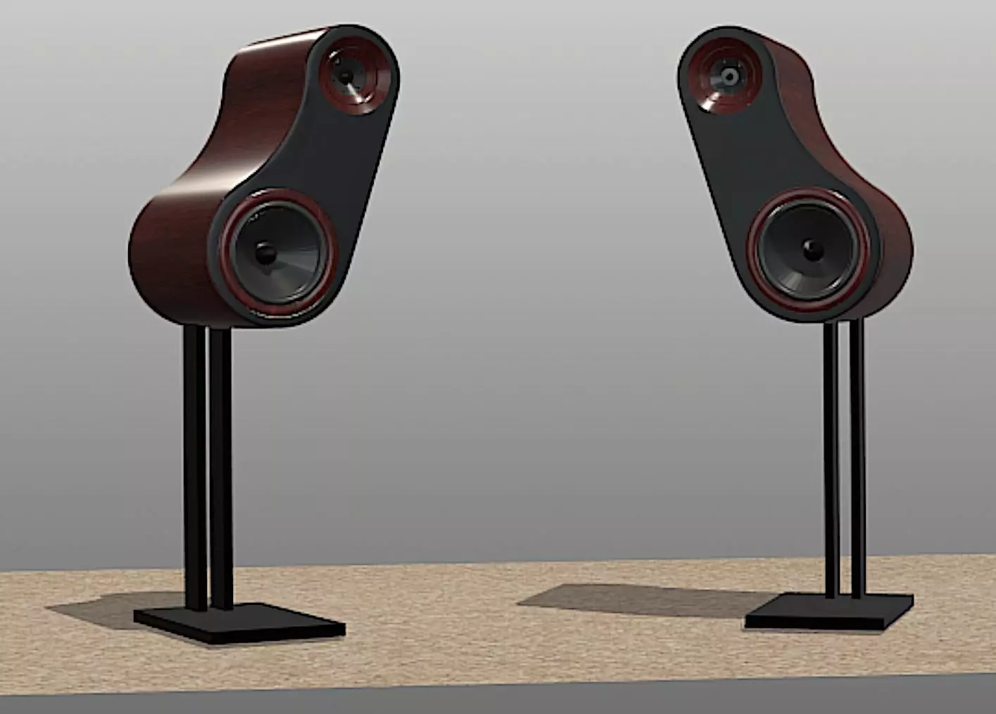 Salagar Sonics Symphony S210 Speakers- High Poly 3D Model 3D model_0