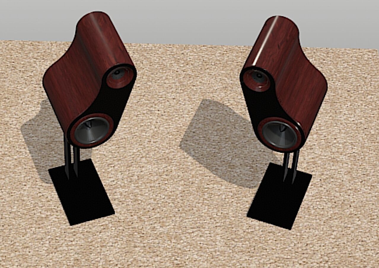 Salagar Sonics Symphony S210 Speakers- High Poly 3D Model 3D model_10