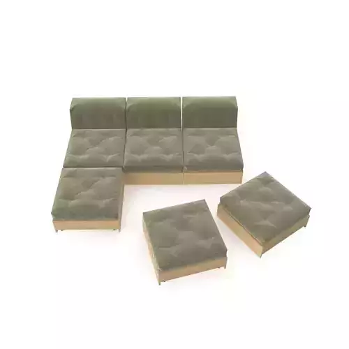 Metamorphic sofa 3D model