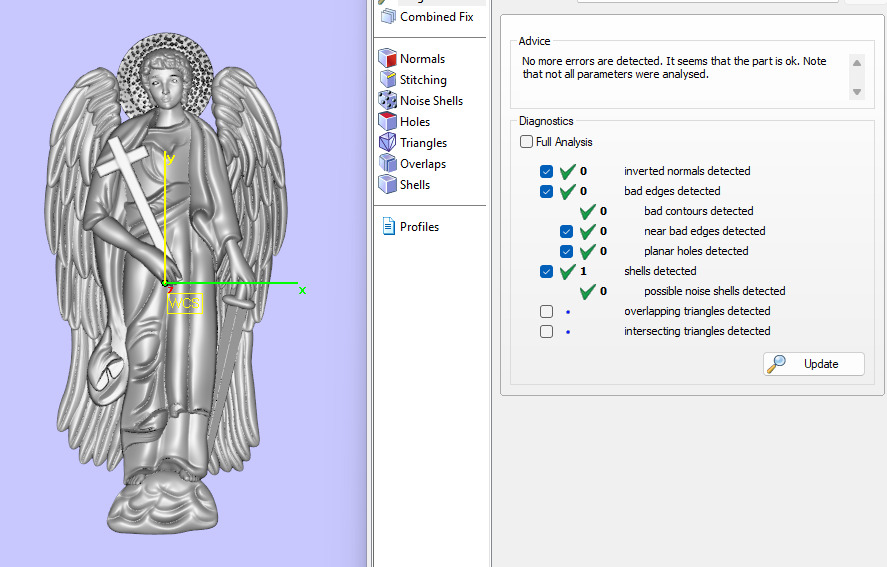 angel pendant 5 3D print model_9