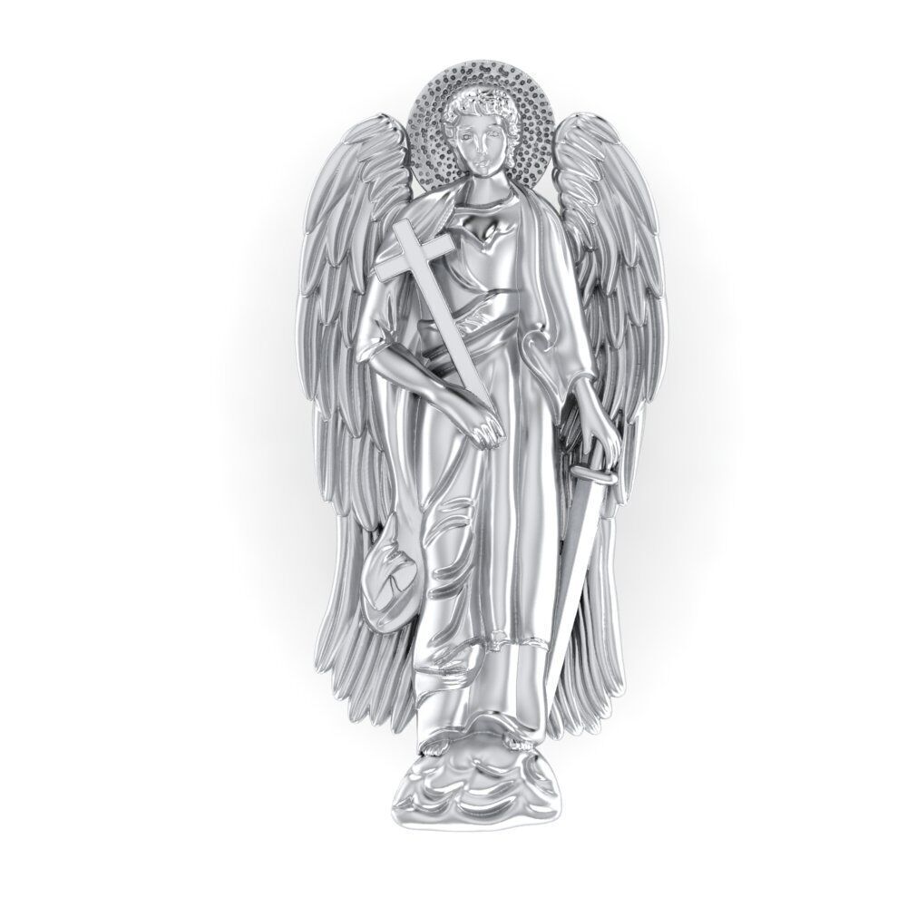 angel pendant 5 3D print model_7