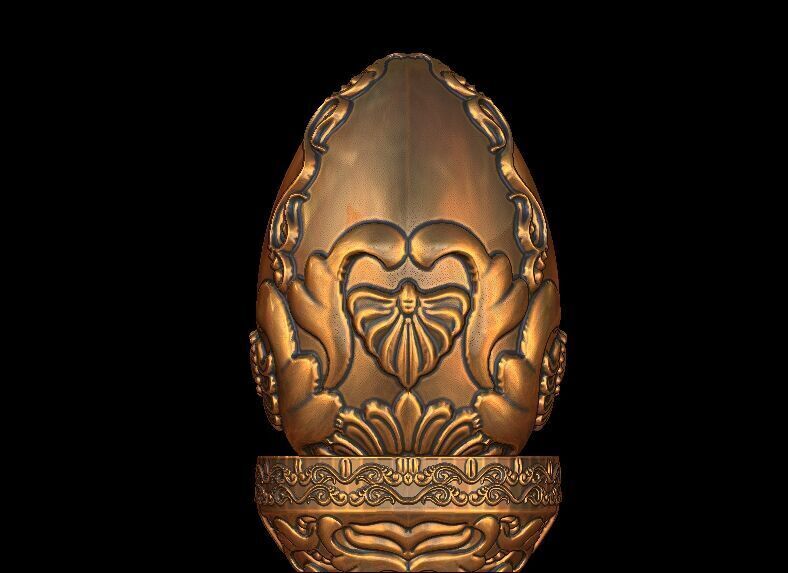 Ornament Egg On ornament stand 3D print model_10