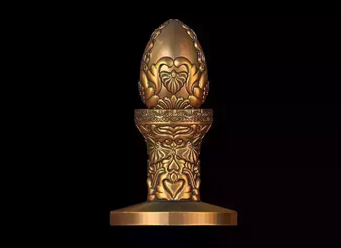 Ornament Egg On ornament stand