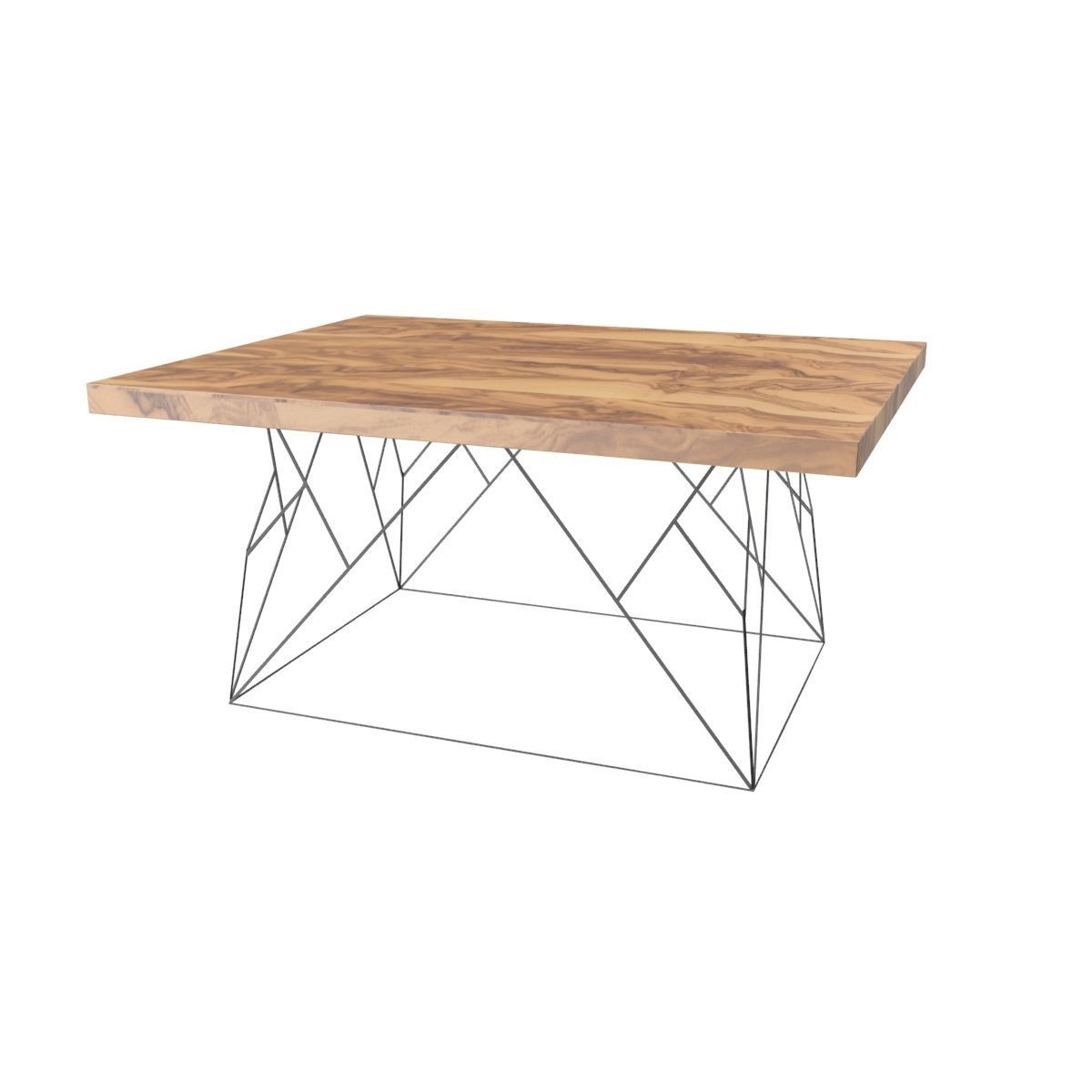 Wire coffee table 3D model_32