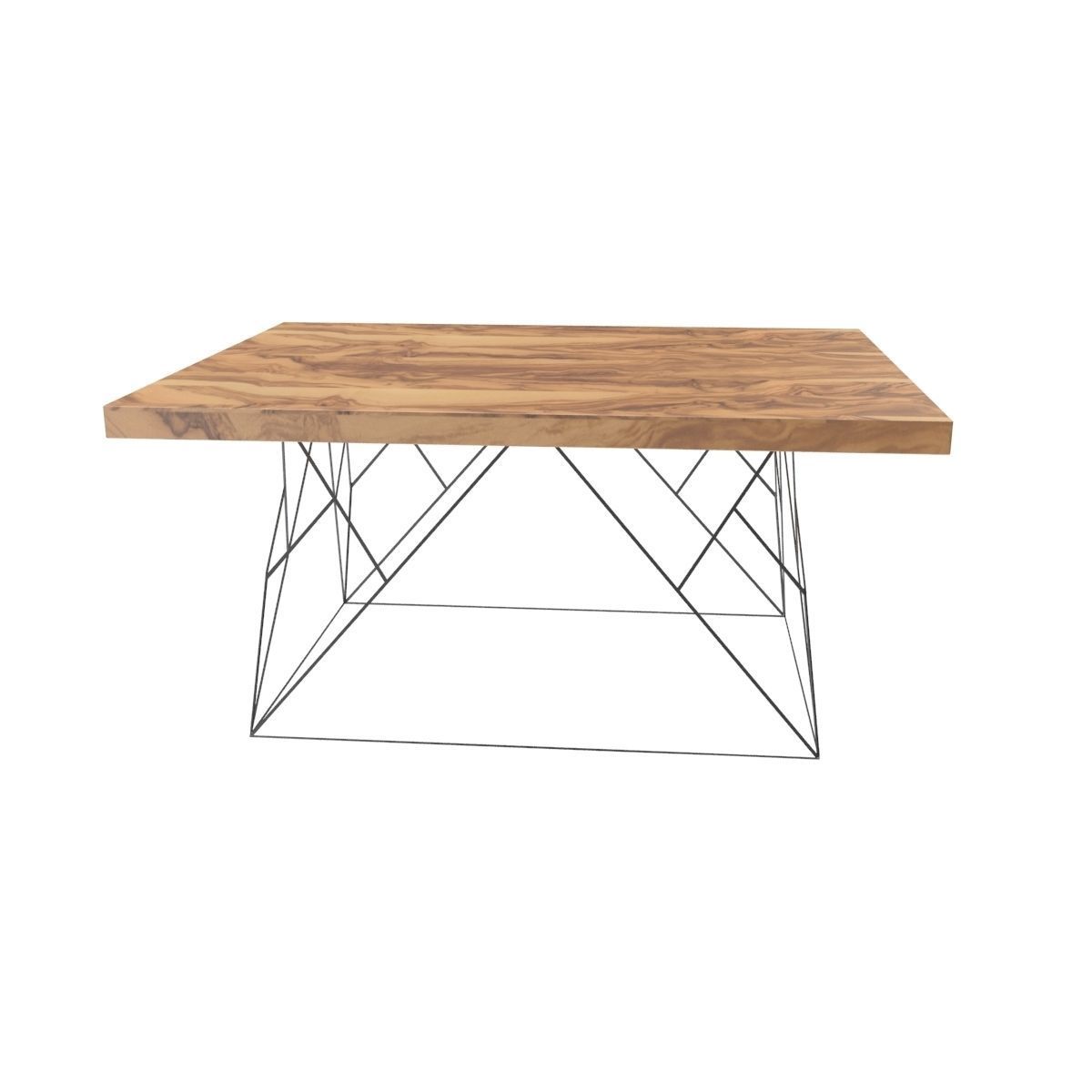 Wire coffee table 3D model_17