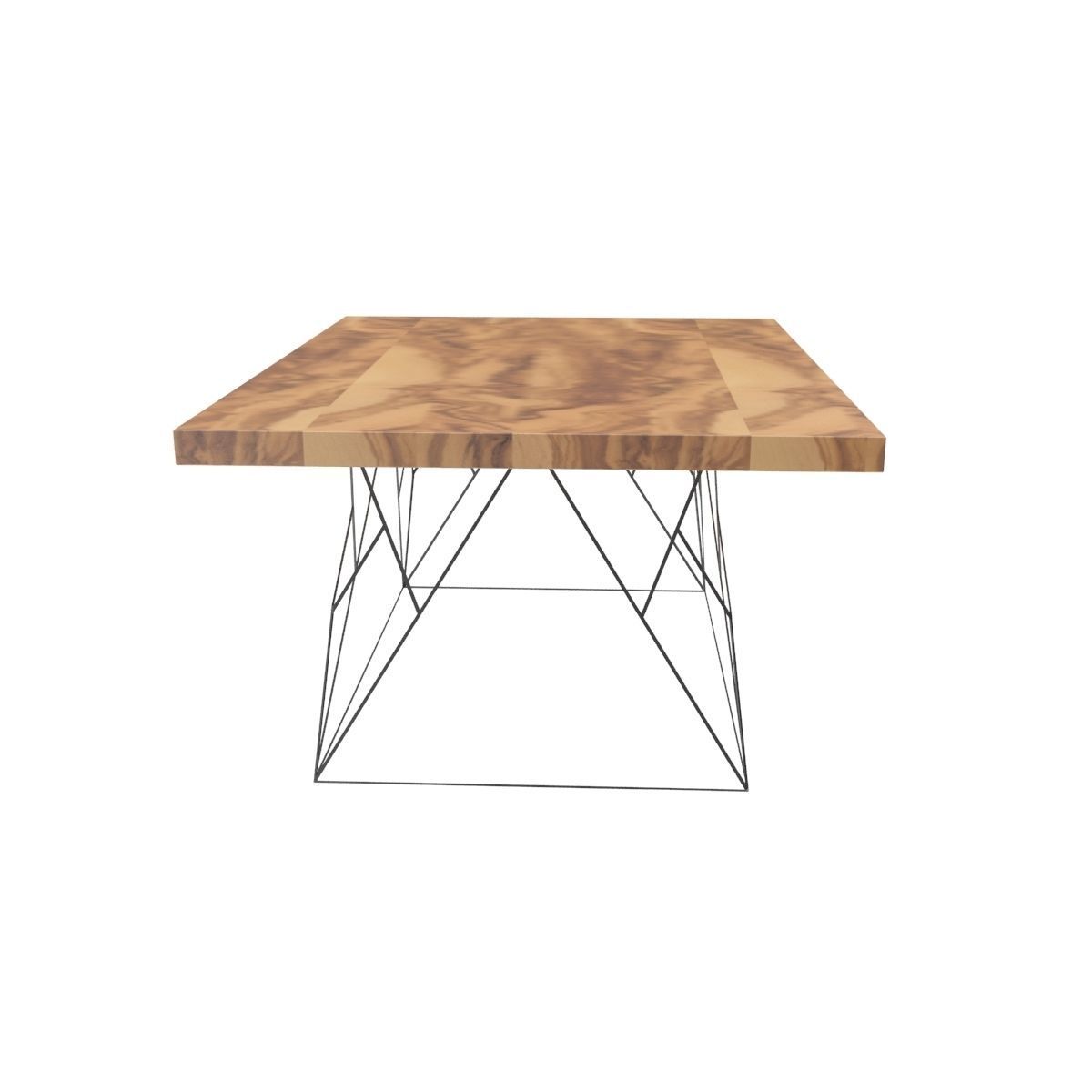 Wire coffee table 3D model_27