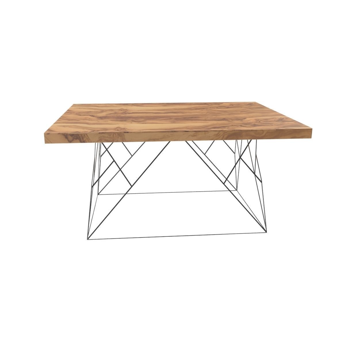 Wire coffee table 3D model_18