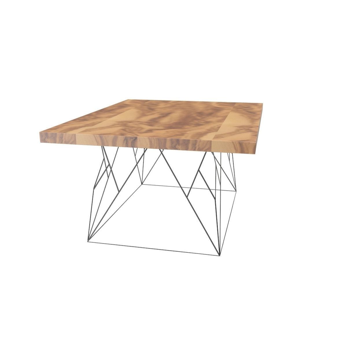 Wire coffee table 3D model_25