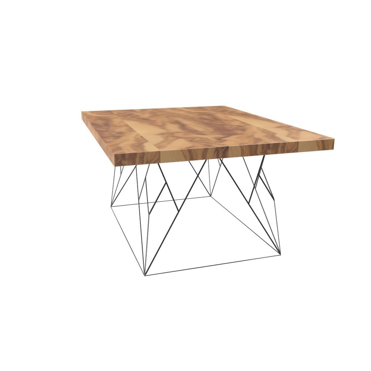 Wire coffee table 3D model_28