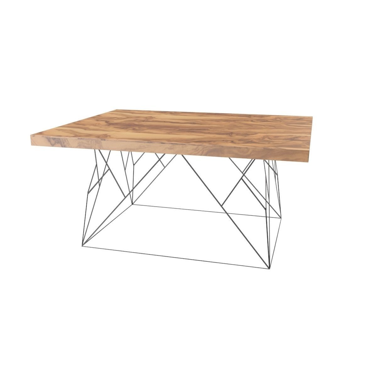 Wire coffee table 3D model_16