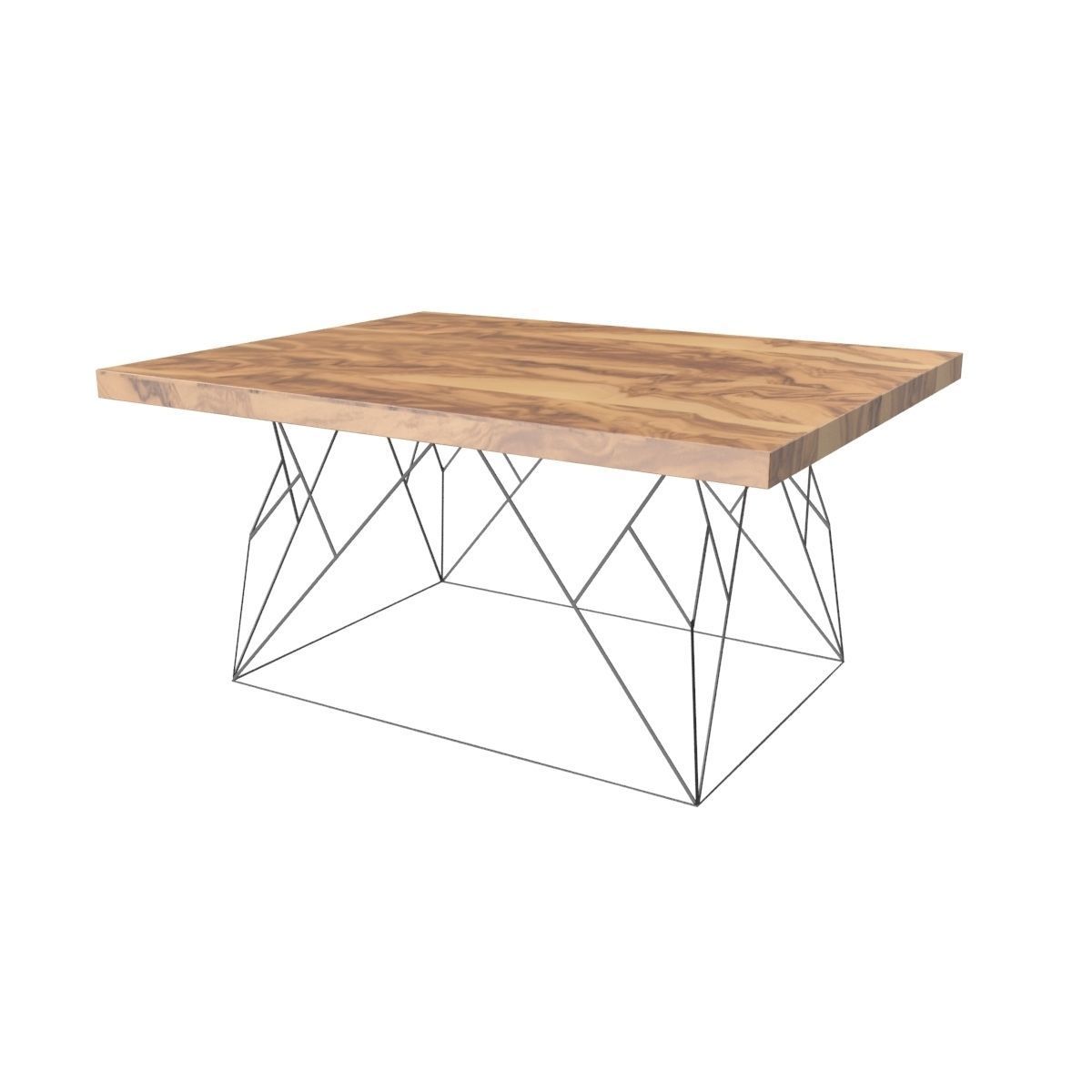 Wire coffee table 3D model_31