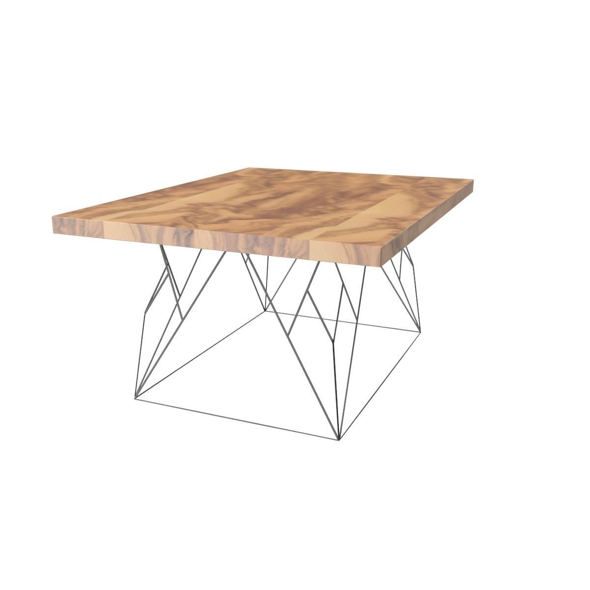Wire coffee table 3D model_23