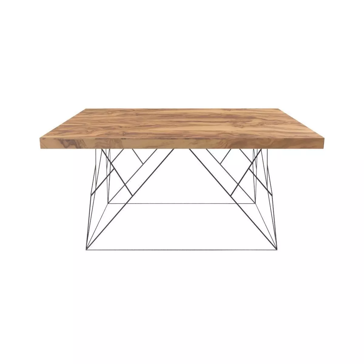 Wire coffee table 3D model_0