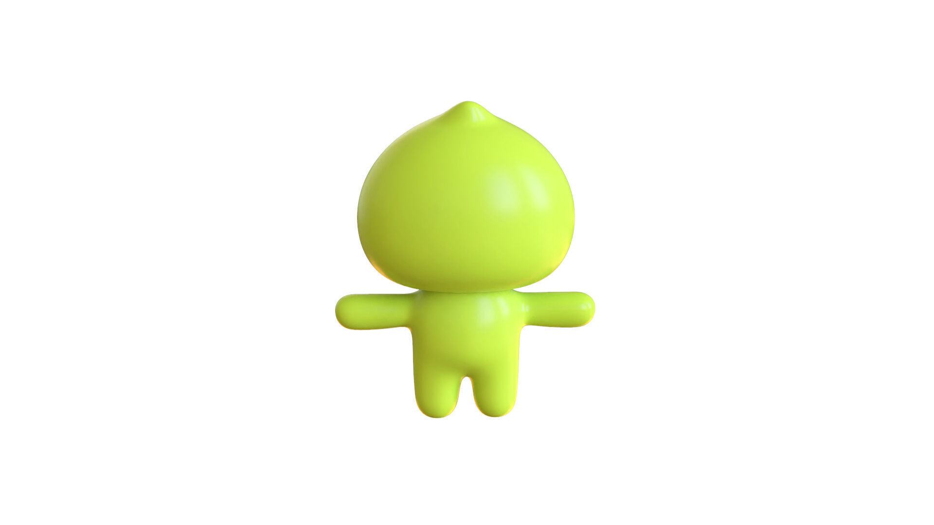 Low-Poly Character0011 Monster Mascot Animated Low-poly 3D model_13