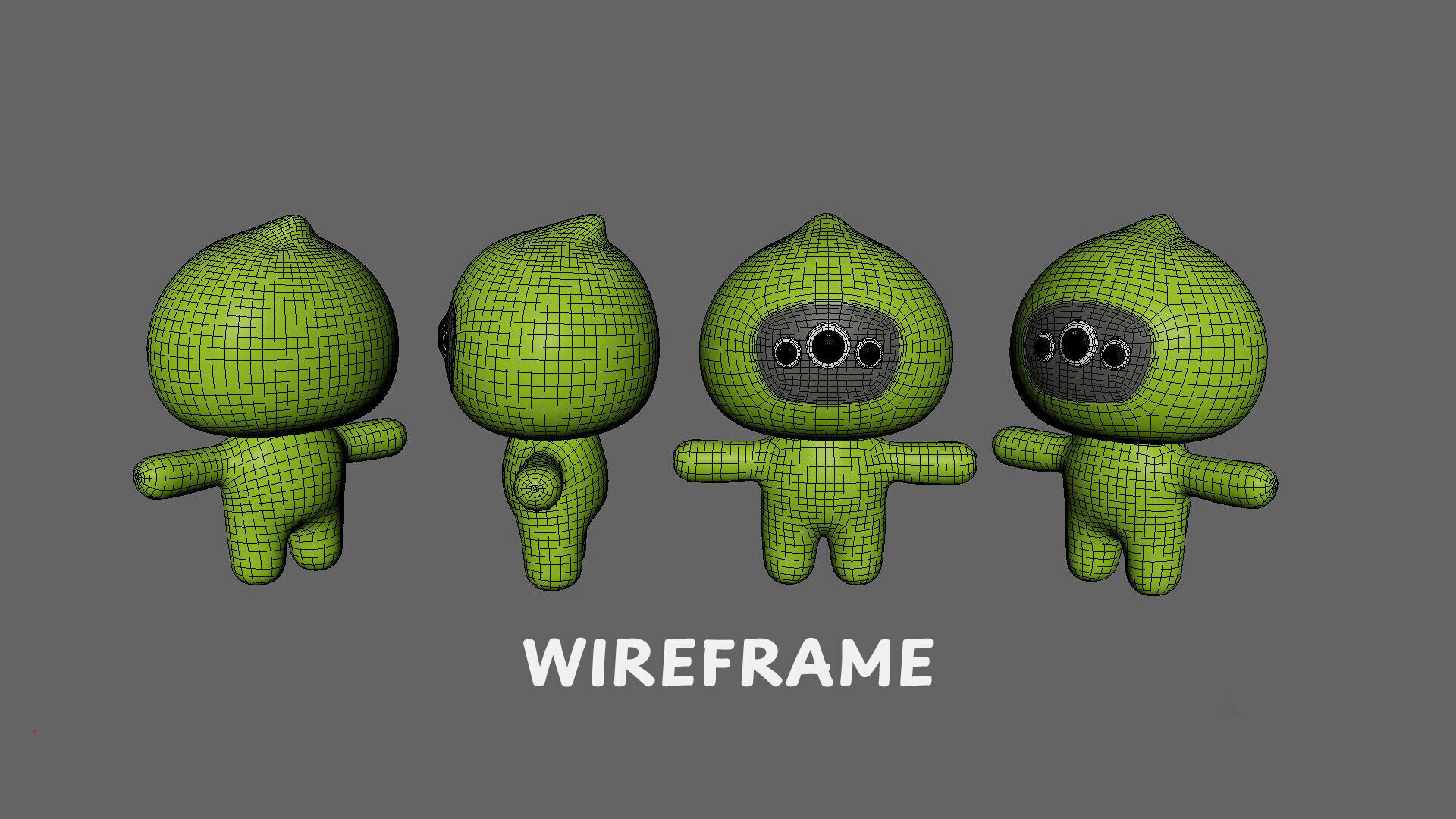 Low-Poly Character0011 Monster Mascot Animated Low-poly 3D model_9