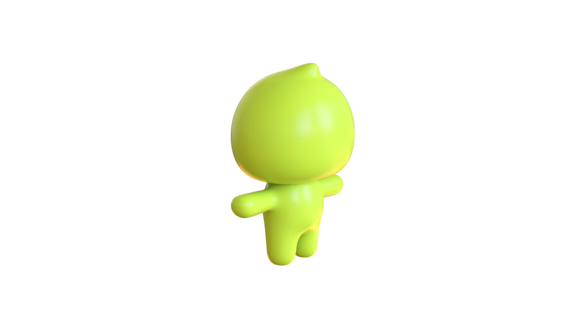Low-Poly Character0011 Monster Mascot Animated Low-poly 3D model_11