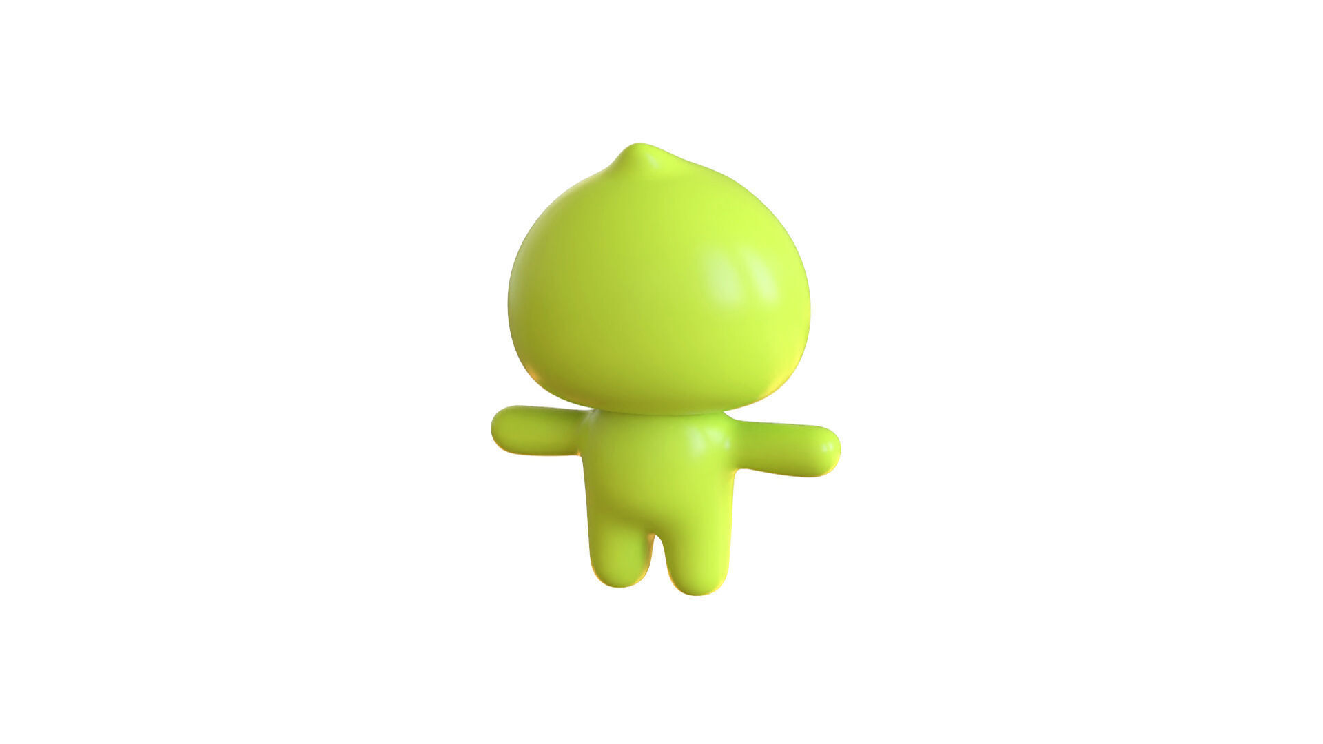 Low-Poly Character0011 Monster Mascot Animated Low-poly 3D model_14