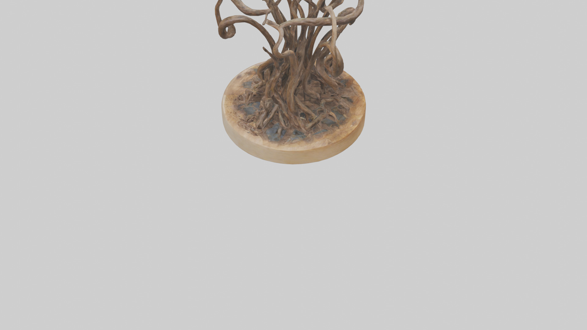 Roots in Motion sculpture model Low-poly 3D model_3