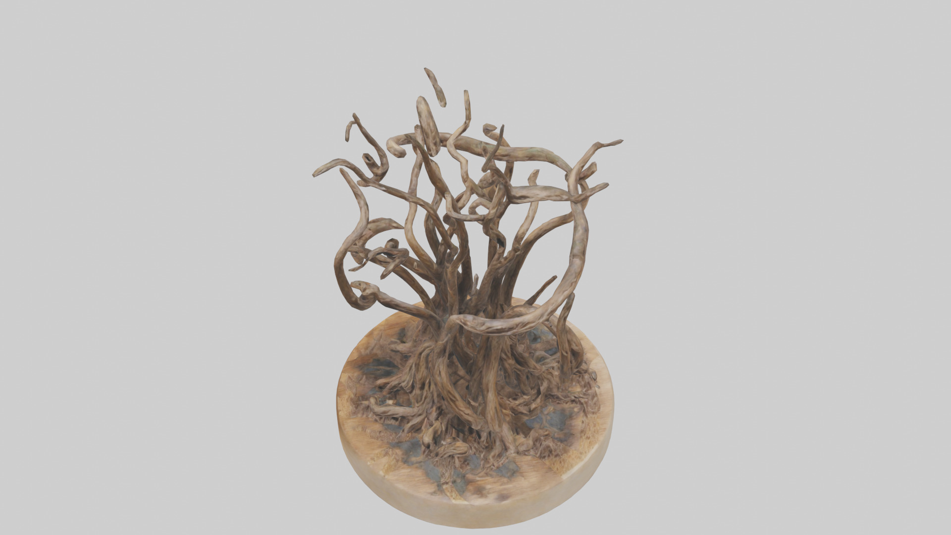 Roots in Motion sculpture model Low-poly 3D model_16