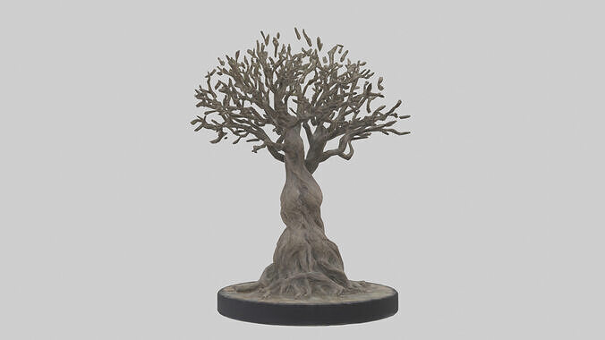 Roots in Motion statue model Low-poly 3D model