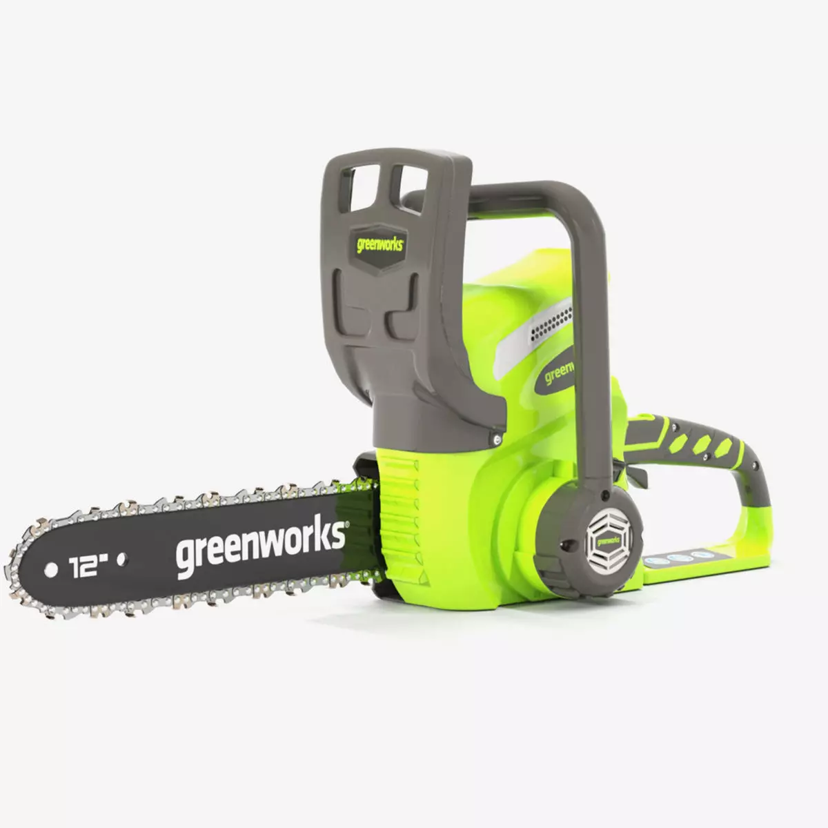 Greenworks 40V 12inch Chainsaw Low-poly 3D model