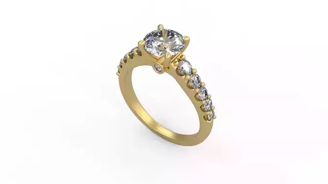 Women Solitaire 4990 3D print model