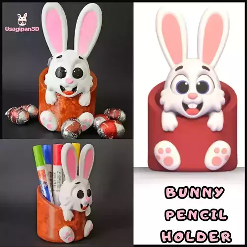 Bunny Pencil Holder