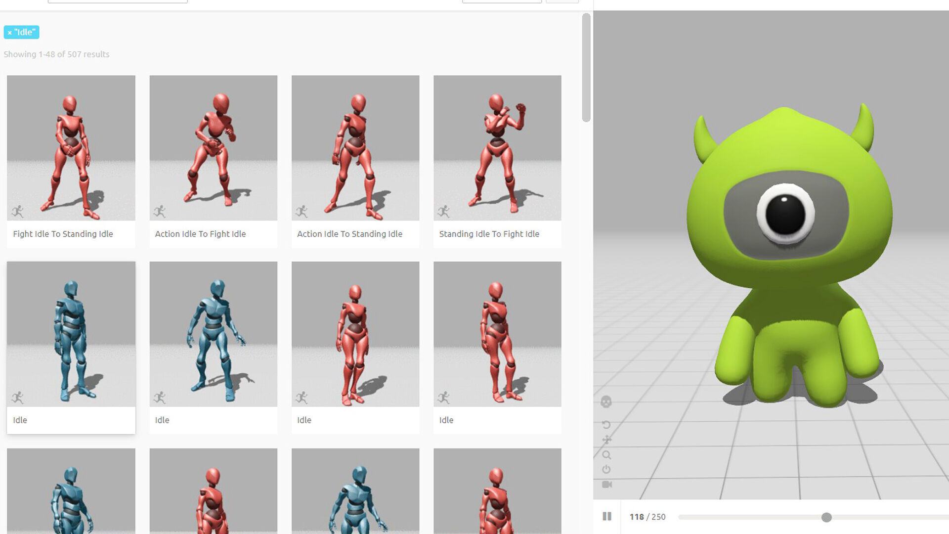 Low-Poly Character0012 Monster Mascot Animated Low-poly 3D model_2