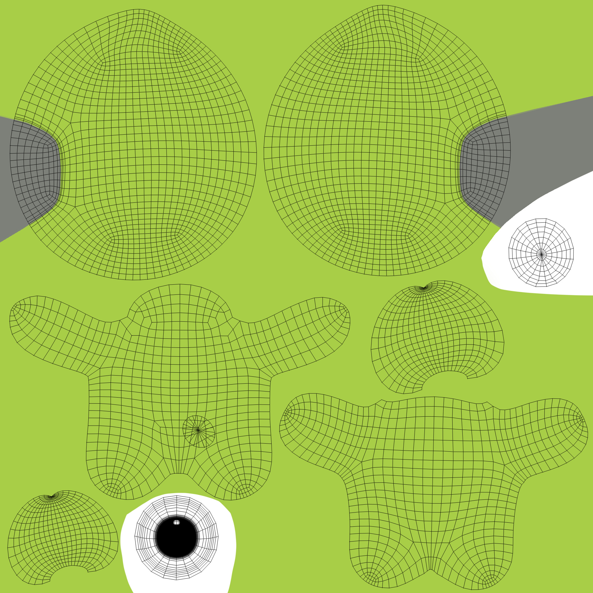 Low-Poly Character0012 Monster Mascot Animated Low-poly 3D model_22