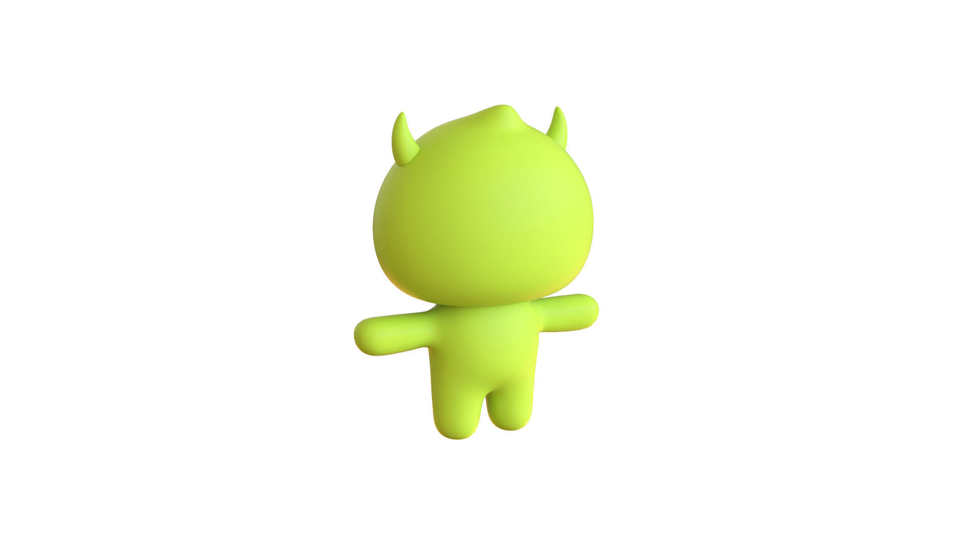 Low-Poly Character0012 Monster Mascot Animated Low-poly 3D model_12